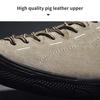 Men's Genuine Leather Shoes Outdoor Non-slip Sneakers Breathable Large Size Casual Shoes Fashion Flats Boat Shoes Men Loafers