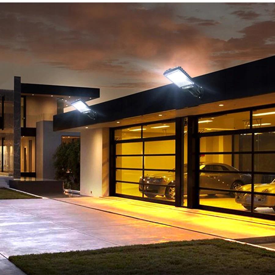 Solar Street Lamp Plot House 117 Led Cob 6 Hours Strong Lantern