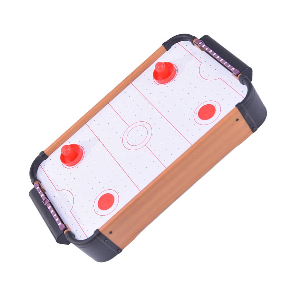 Indoor Playing Game Wood Small Table Air Hockey Game Desktop Air Hockey Board Game for 2 Player Home and Outdoor Game