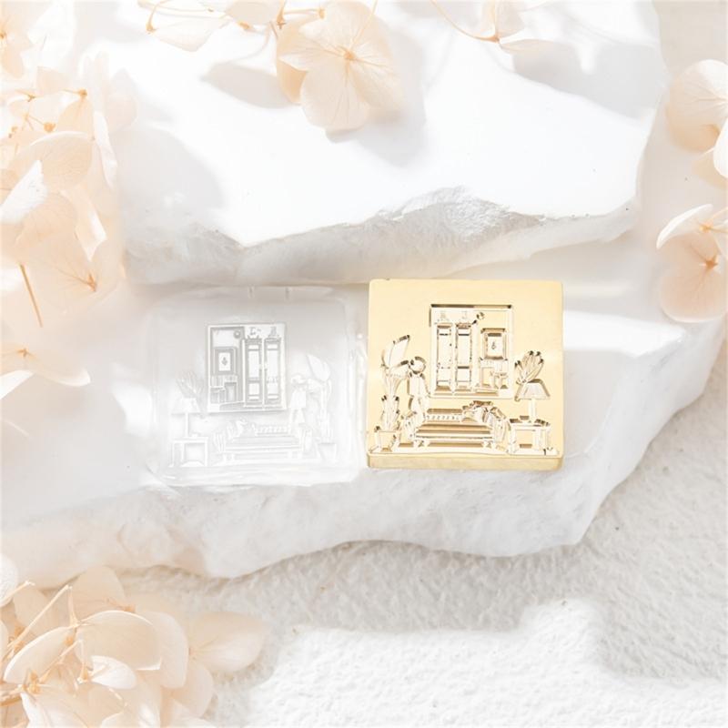 Bear Wax Seal Stamp Brass Animal Series Sealing Wax Stamp for DIY Envelope Wedding Birthday Invitation Card Scrapbooking