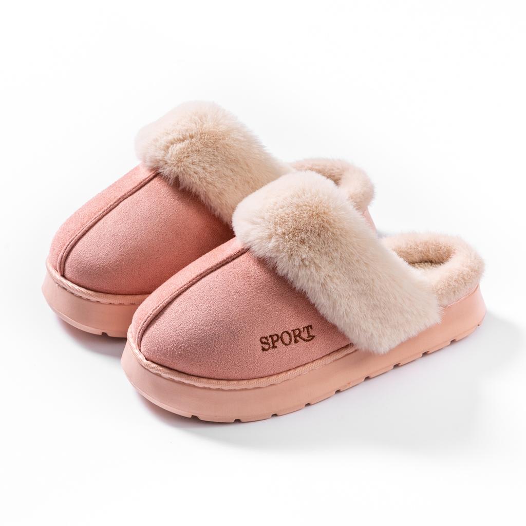 Хлопковые тапочки с толстой подошвой, зимние уличные тапочки для дома с весенне-осенней нескользящей теплой обувью для дома, мужская домашняя обувь