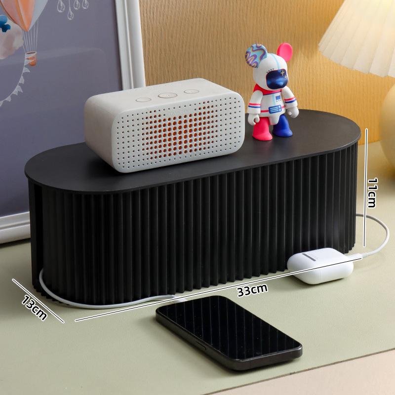 Органайзер для трансграничного электрического удлинителя: Пылезащитный короб для прокладки кабелей для хранения на рабочем столе