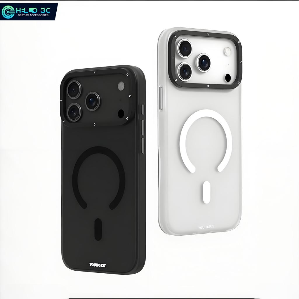 Youngkit Ultra Thin Magnetic Case Compatible with Iphone 17 Pro Max Case Shockproof Iphone 17 Pro Case Shockproof