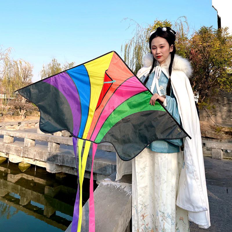 2026 High-End Rainbow Kite for Adults: Easy Flying, Vibrant Colors, Perfect for Light Breeze and Photography