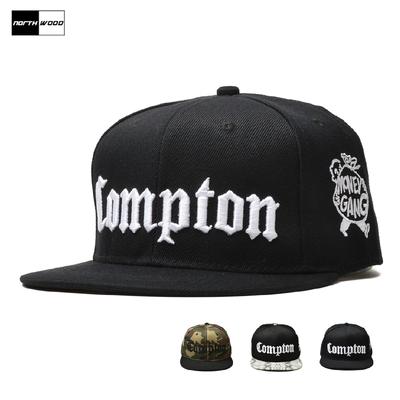 Кепка Snapback COMPTON для уличных танцев, шляпа Snapback в стиле хип-хоп, головной убор для мужчин и женщин, для взрослых, уличная повседневная бейсболка от солнца