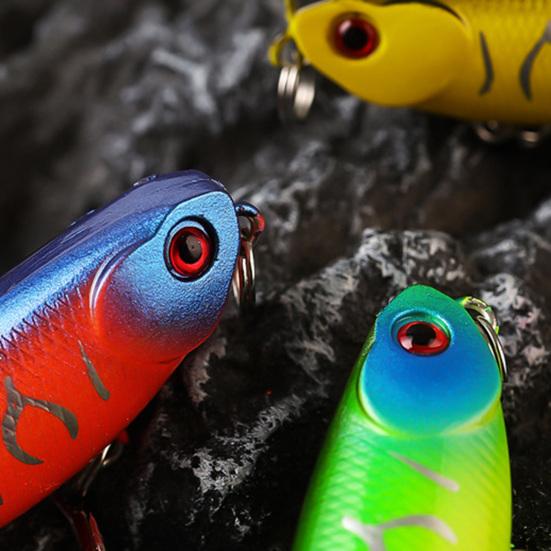 5.5CM/5.6G Topwater Pencil Lure with Treble Hook Realistic Floating Jigging Fishing Bait