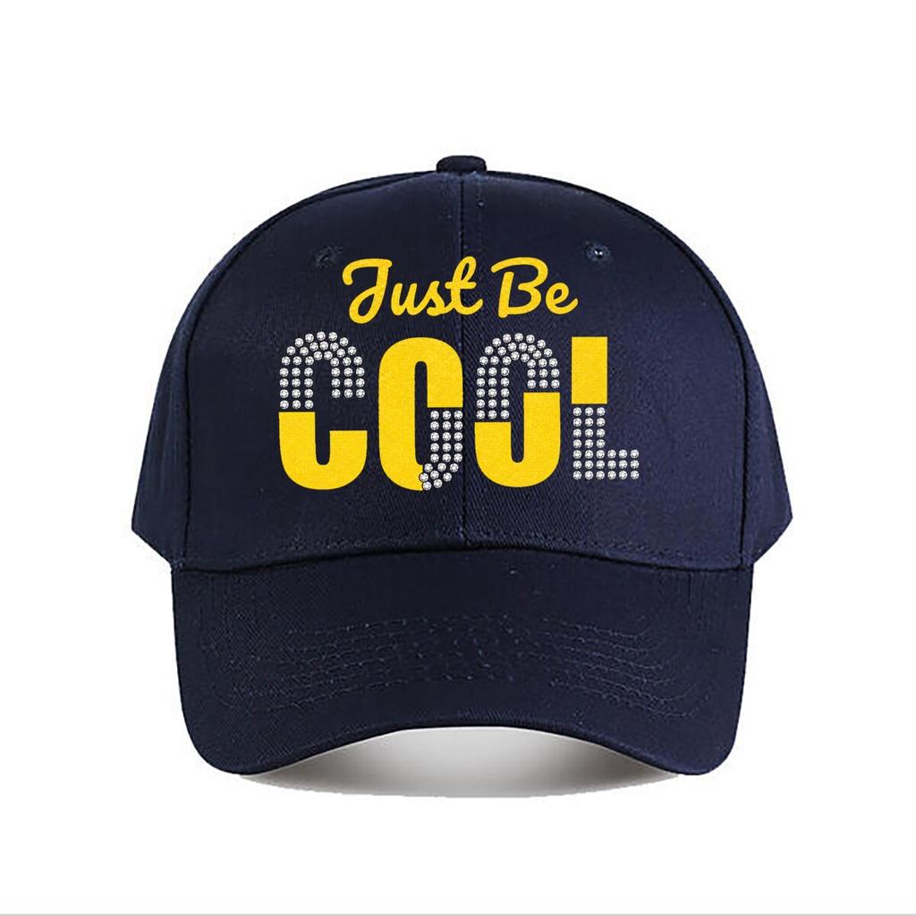 Кепка-бейсболка с блестками и стразами Just Be Cool Модная Унисекс Шляпа от солнца Женская для активного отдыха и спорта