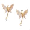 2 Pieces Moving Butterfly Hair Clips Decorative Hairpins for Girls