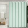 Beautiful and Simple Gray Lake Green Shower Curtain Waterproof Curtain Shower Curtain PEVA Waterproof Material Easy To Clean
