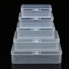 Home Party Supplies Makeup Organizer Transparent Plastic Storage Container Jewelry Case Travel Dustproof Storage Box Transparent Beads Earring Box