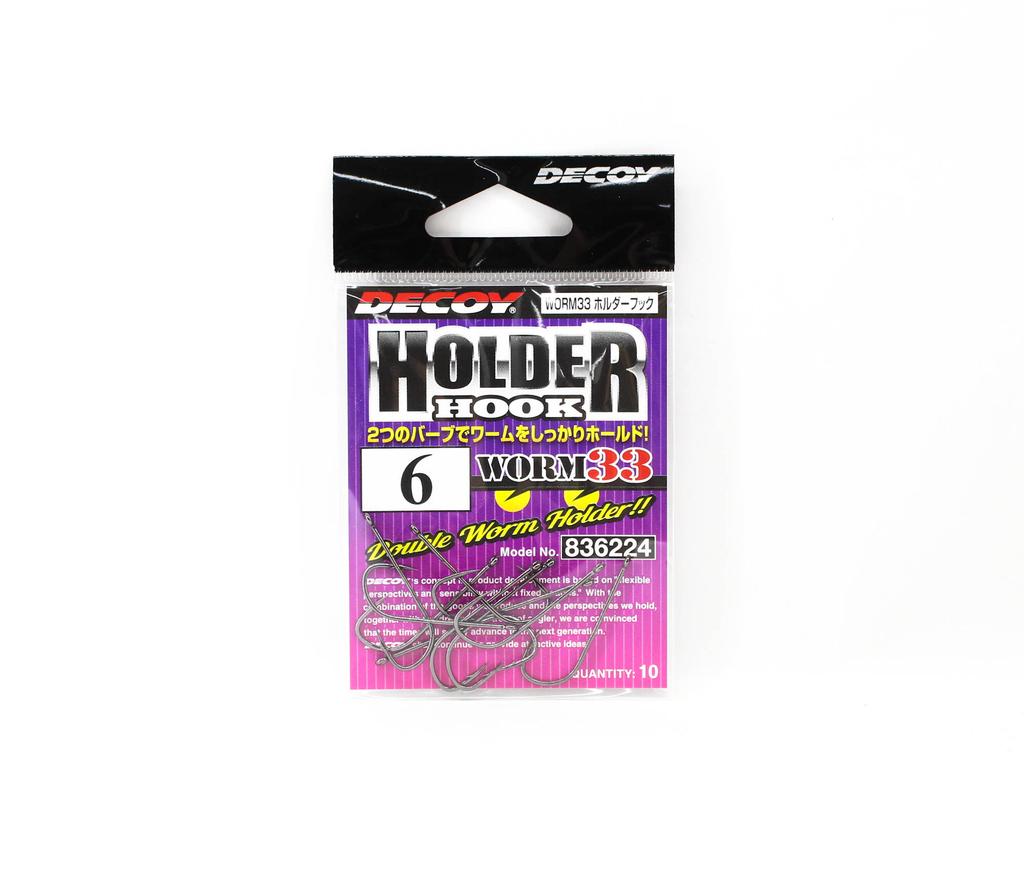 Decoy Worm 33 Double Worm Holder Hook Size 6 (6224)