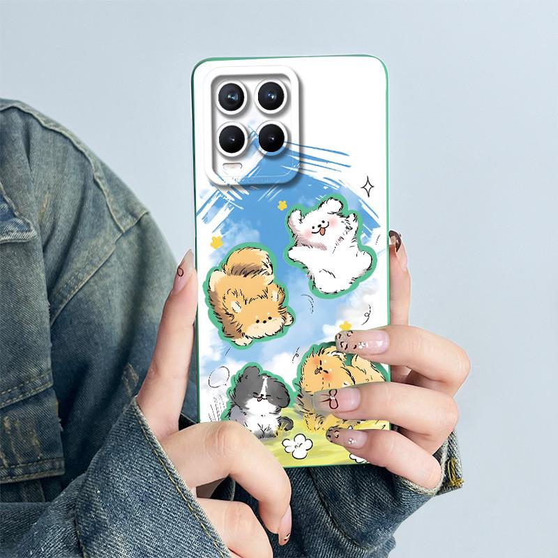 For OPPO Realme 8 4G RMX3085 Phone Case Realme8 Pro 4G RMX3081 Soft Capa Coque Sweet Painted Cartoon Shell Printed Funda Cover