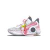 Баскетбольные кроссовки KD Trey 5 IX Lucky Day с тканевой амортизацией, износостойкие, низкие, унисекс, розово-серые, белые CW3402-011(Команда434-)
