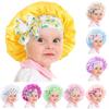 Эластичная повязка на голову Сатиновая шапочка для сна Детская бабочка Детская сатиновая круглая шапочка Шапочка для ухода за волосами Однотонная шапочка для душа