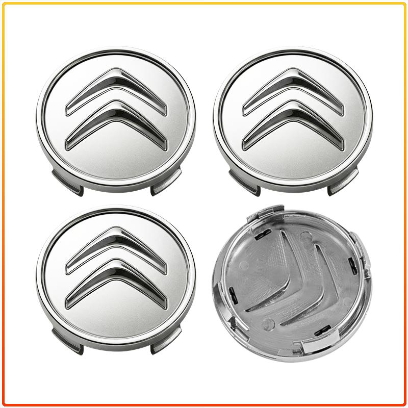 4Pcs 60MM Car Wheel Center Cap Emblem Hub Covers Badge Auto Accessories For Citroen C2 C3 C4 C5 C6 C1 DS3 DS4 DS5 DS7 Xsara Berlingo Saxo Picasso