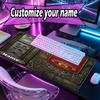 Custom Name Personalized Manchester United Pattern Mousepad, Laptop PC Desk Mat, Decorative Desk Mat for Home Keyboard Pad Gift