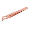 Eyelash Extension Tweezers Stainless Steel Professional Precise Comfortable Grip Tightly Tip Lash Tweezers Rose Gold