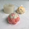 Силиконовая форма для 3D свечи-лотоса, DIY, цветок, ароматизированный, гипс, декоративное рукоделие, форма для смолы, цемента, инструменты для изготовления мыла ручной работы
