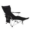 ZISIZ Foldable Reclining Lounge Chair with Armrest & Leg Rest