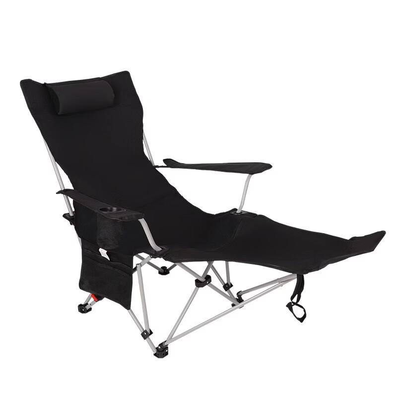 ZISIZ Foldable Reclining Lounge Chair with Armrest & Leg Rest