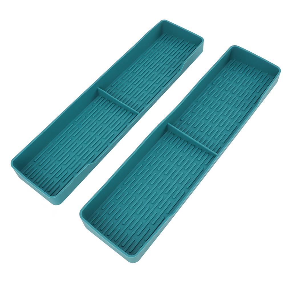 2 шт. Полка для плиты Силиконовая Магнитная Защита от протечек Противоскользящая Полка для верха духовки Органайзер для специй