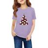 Children's Short Sleeve Neck T-Shirt Animal Print Daily Casual Top