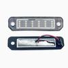 2Pcs for Honda Civic EJ EG EK EK3 CR-X Integra Del Sol Tail White LED License Plate Light Number Plate Lamp Assembly
