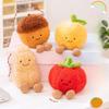 Small Peanut Chestnut Doll Plush Toy Vegetables Fruit Tomato Doll Simulated Tomato Doll