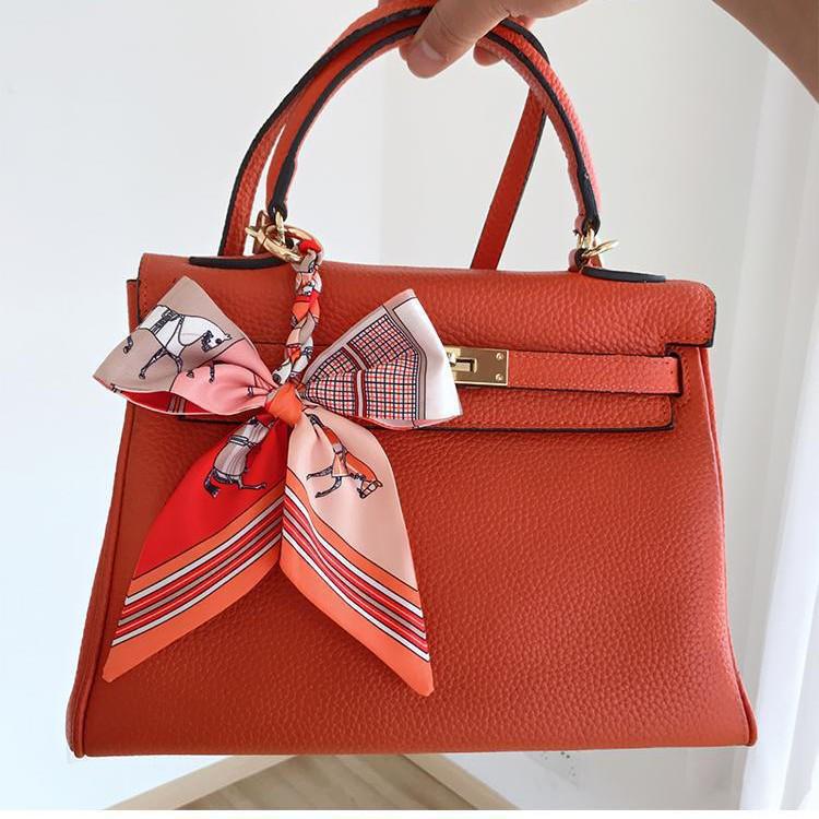 Detachable Bowknot Scarf Ribbon Bag Strap Charm