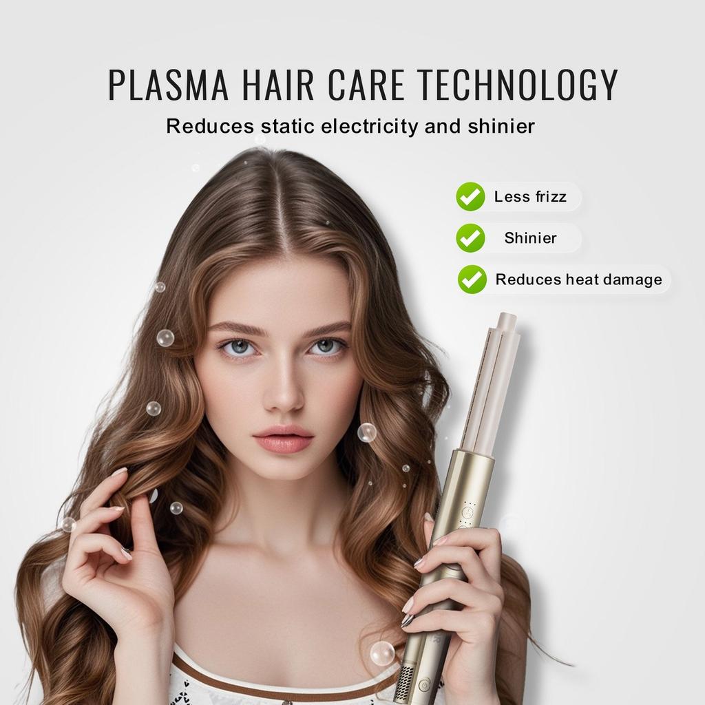 8 in 1 Curling Iron Set 1.25-Inch Ceramic Hair Curling Wand All Hair Types