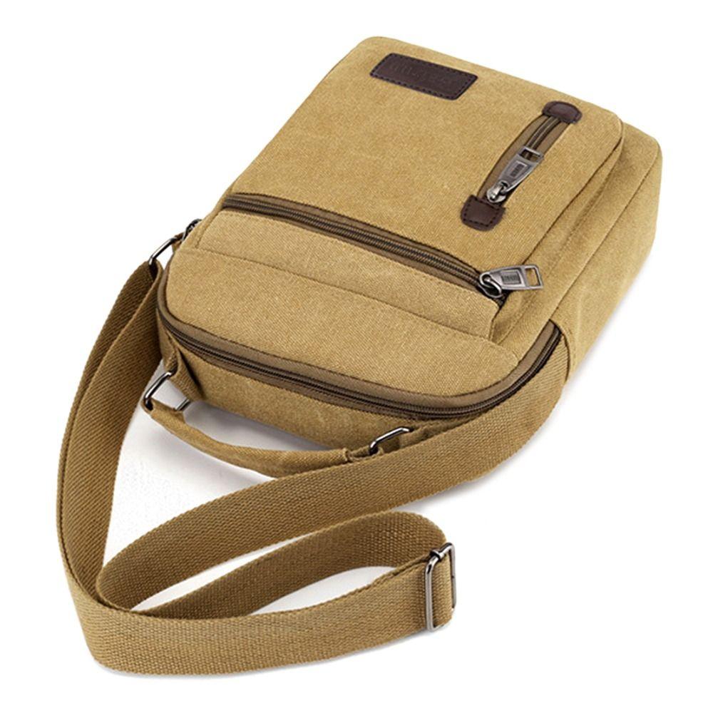 Мужские наплечные сумки с несколькими карманами, креативная сумка-тоут из парусины для инструментов, износостойкая, большой вместимости, кошельки, мужская сумка