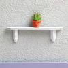 1:12 Miniature White Hanging Shelf Storage Rack Model Dollhouse Wall Shelf Home Bathroom Furniture Decor Doll House Accessories
