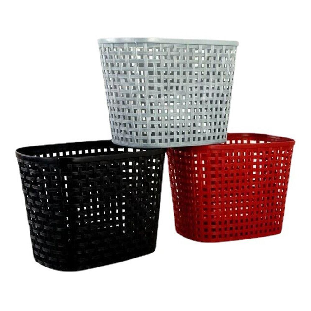 Пластиковая сумка для хранения велосипеда Полая корзина на руль самоката Задние велосипедные аксессуары