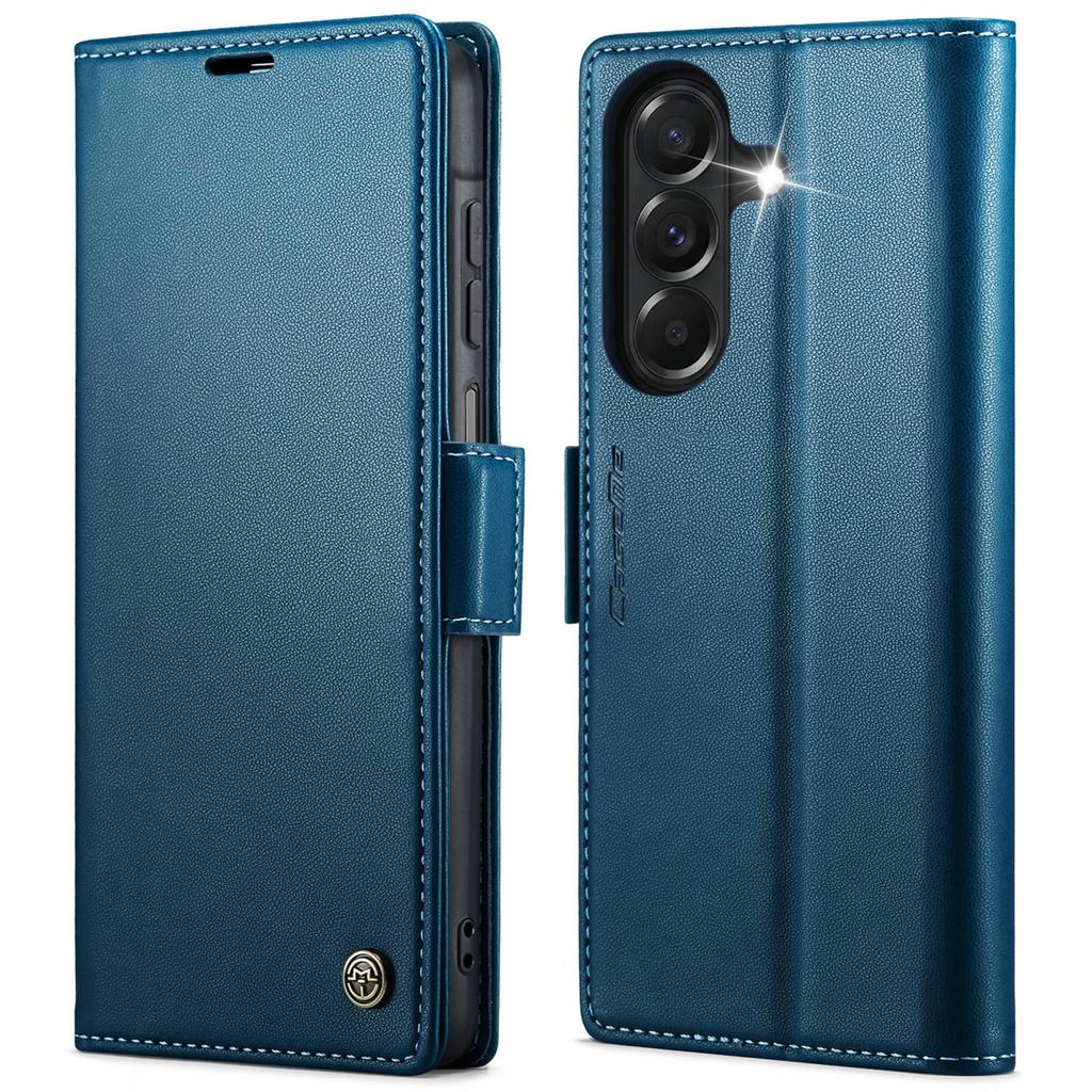 Для Samsung Galaxy A27 Чехол-кошелек, Flip-чехол из ПУ-кожи с держателем для карт RFID, Магнитная застежка, Подставка, Ударопрочный чехол