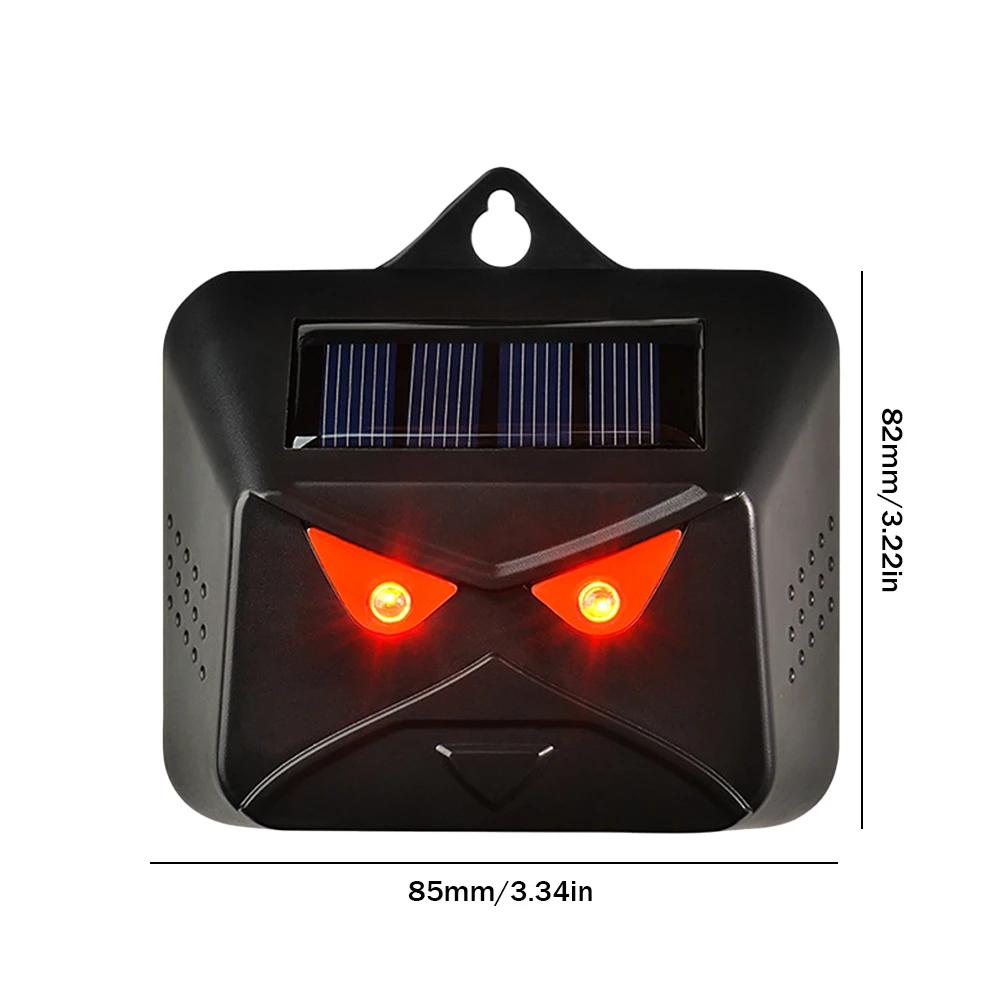 Solar Ultrasonic Animal Repeller Deer Deterrent Devices with LED Flashing Light Deer Dog Squirrel Skunk Cat Repellent Devices