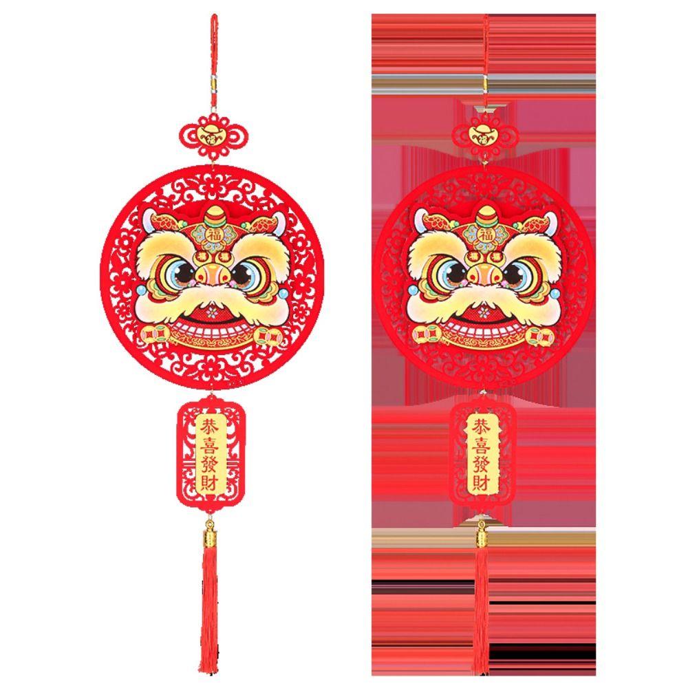 Exquisite Chinese New Year Decoration Blessing Words New Year Pendant Door Sign  Party