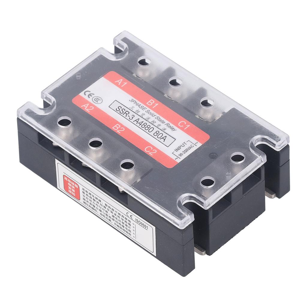 3 Phase Solid State Relay Peaking Voltage 600VAC Bidirectional SCR Output AC To AC SSR Module 480V 8