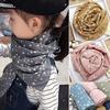 Girl's Kids Star Pentagram Warm Shawl Autumn Winter Gift Wraps Stole Soft Scarf