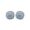 925 Silver Moissanite Wedding Earrings for Brides Vintage Non Tarnish Womens 925 Silver Earring