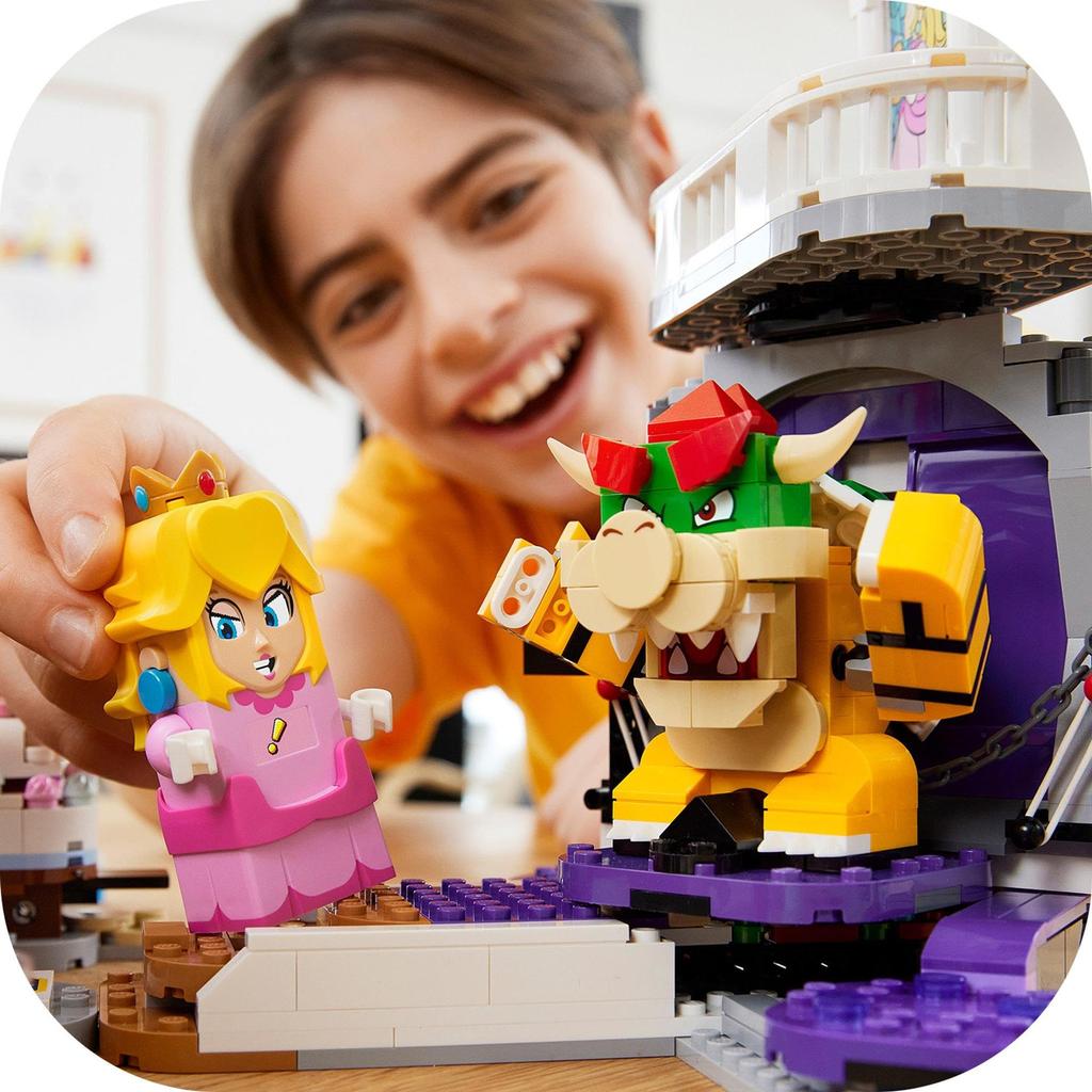 LEGO Super Mario Castle Challenge Подарок на день рождения 71408 Игрушечный блок Подарок Видеоигра Замок Мальчики Девочки Возраст Персика 8+