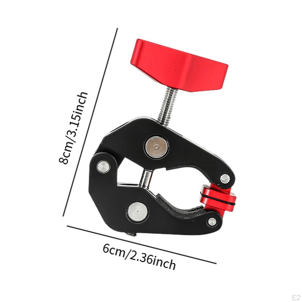 Многофункциональный студийный аксессуар Super Clamp с резьбой 1/4'' и 3/8'' для крепления микрофона на столе