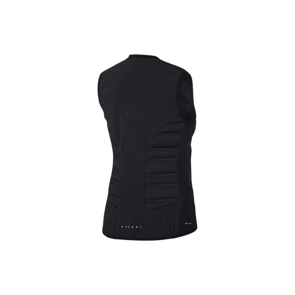 Nike Жилет для женщин Running Series Color Block Zipper Mesh Reflective, черный 856638-010