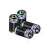 4pcs Car Wheel Tire Valve Cap Stem Cover Auto Accessories For Honda Accord Mugen CITY CR-V Fit Type R Insight Civic Jazz Odyssey AM3