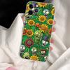 P-Plants Vs Z-Zombies Для IPhone 17 16 15 11 12 13 14 Pro Max Мягкий ТПУ Силиконовый Задний Чехол Прозрачный Чехол