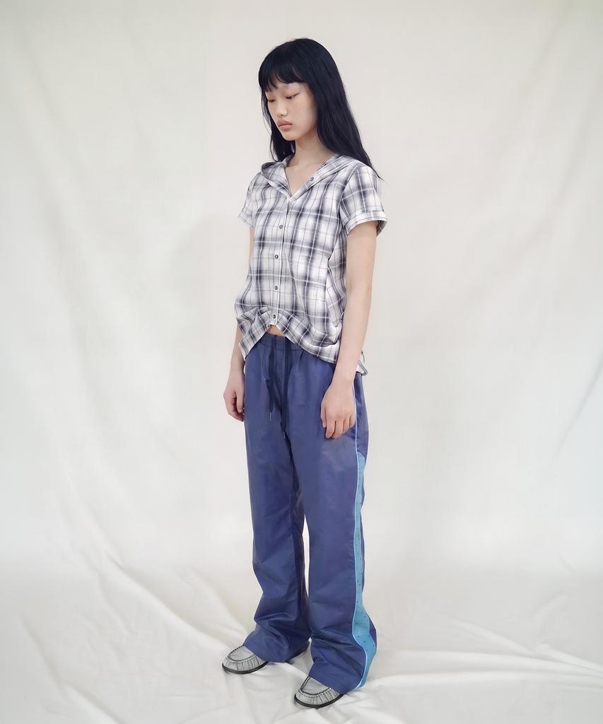 SOMSOC Laura Dot Piping Track Pants_Navy