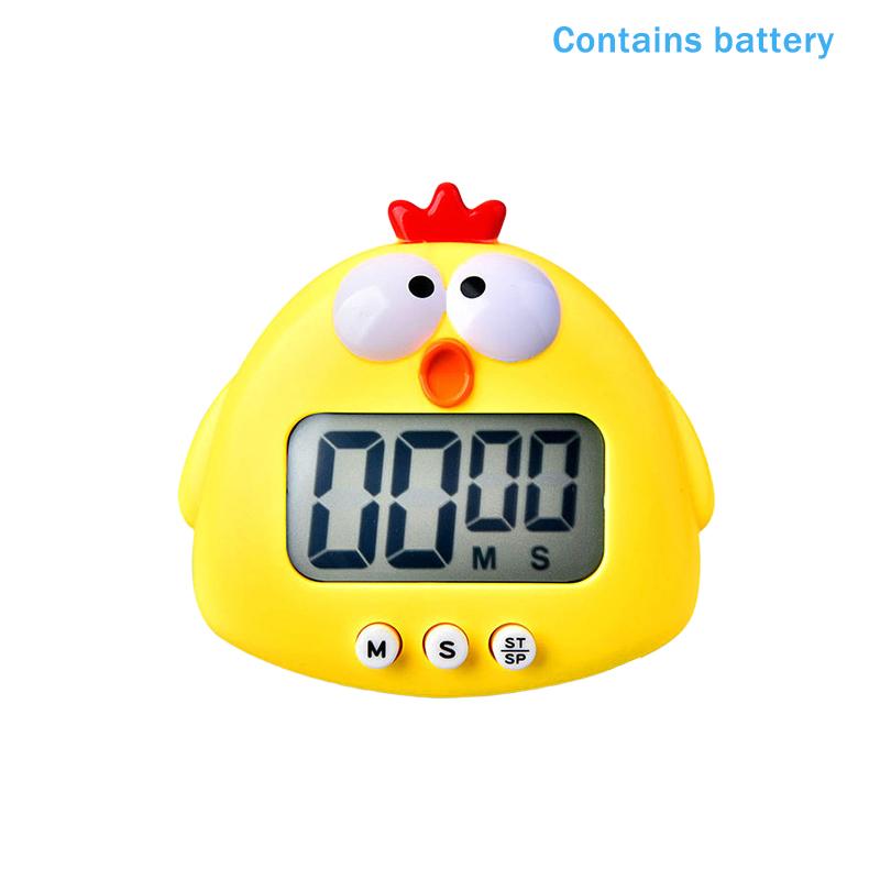 ADigital Timer For Kid Study Kitchen Countdown Alarm Clock Child Study Timer Cute Animals Timer Kitchen Cooking Gadgets Gift3