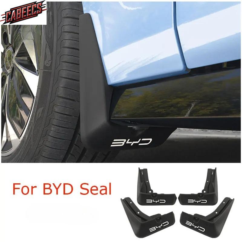 4 шт. Брызговики для BYD Seal 2023 2024 2025 ATTO 4 Брызговики Защита крыла Брызговик Грязезащитный Брызговик Автомобильные аксессуары Auto Styline