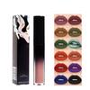 Жидкая помада для женщин, стойкая помада теплого коричневого цвета для макияжа на Хэллоуин, стойкая к переносу и размазыванию