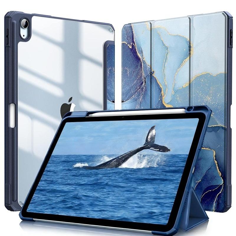 Для iPad 11-го 11 10-го Air 4-го 5-го 10.9" Чехол с держателем для карандаша iPad Air Pro 11 9.7 7-го 8-го 9-го 10.2" Автоматическое пробуждение/Сон Умная обложка