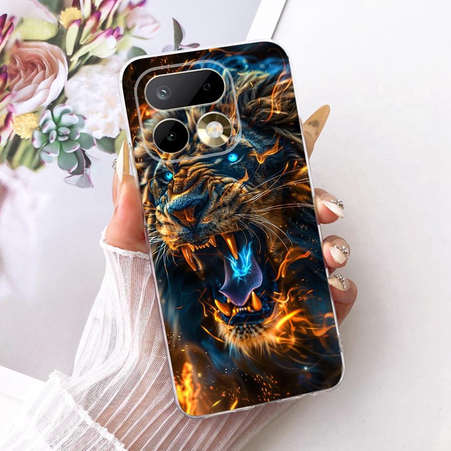 Чехол для Realme 16 Pro 5G RMX5121 Роскошный чехол с рисунком цветов Мягкий тонкий чехол для телефона Для Realme 16 Pro Plus Realme16 Pro+ 5G Сумки